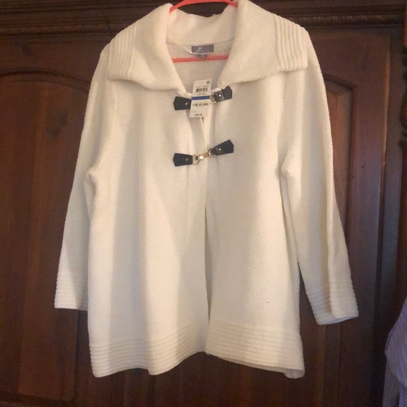 JM Collections Sweaters - Brand new white sweater from Macy’s